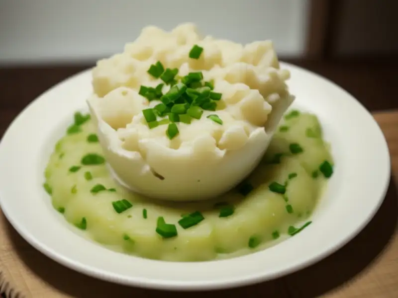 Champ (Ierse aardappelpuree met lente-uitjes)