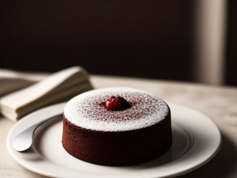 Chocoladetaart met sinaasappelmarmelade
