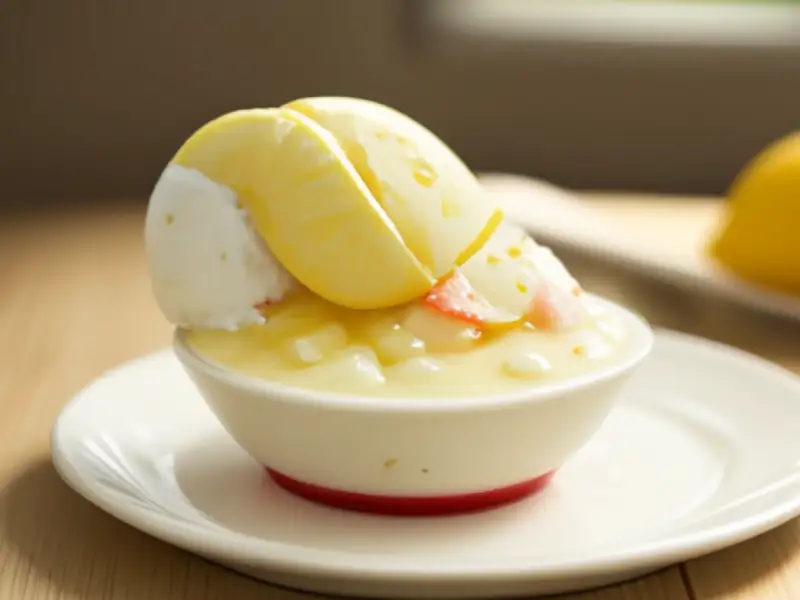 Zomerfruitsoep met room