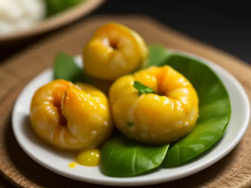 Gulai paria: vegetarische curry met bittere meloen