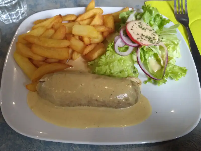Een romige mosterdsaus