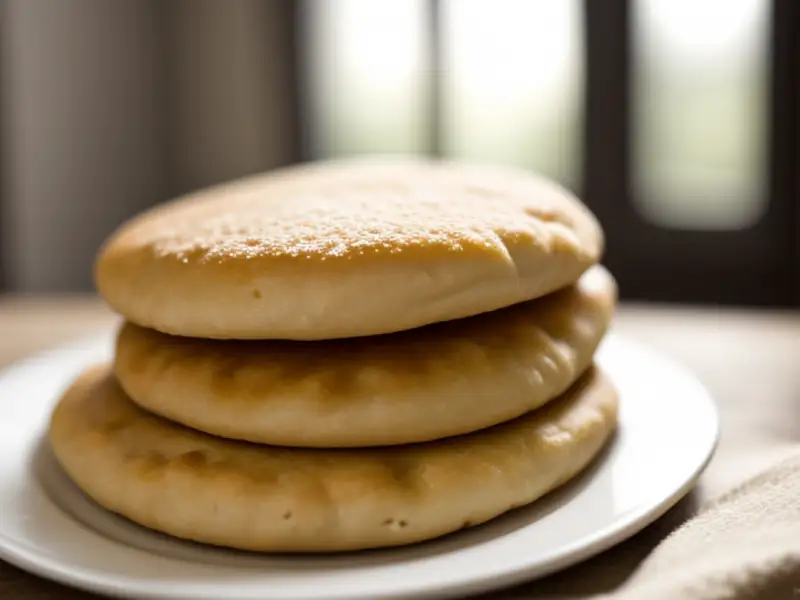 Moufleta, gebakken koekjes van gistdeeg