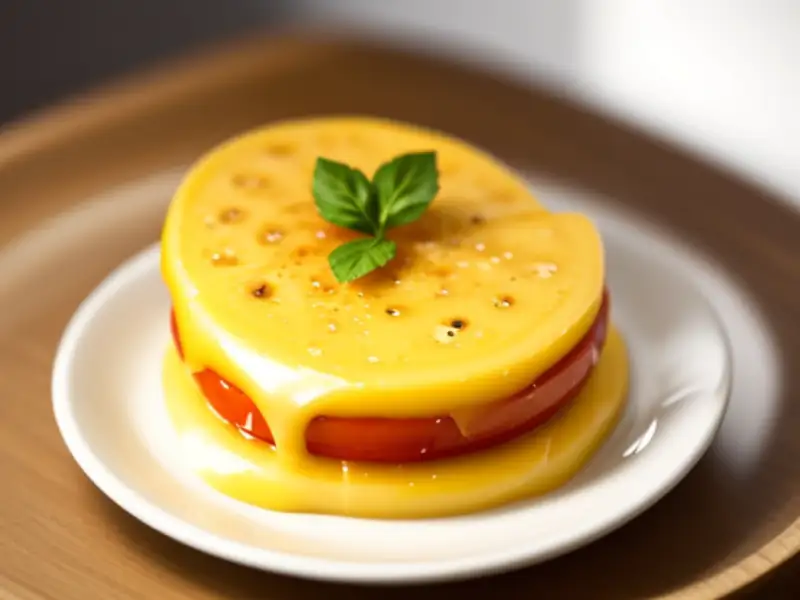 Provoletes, gegrilde provolone met tomaat