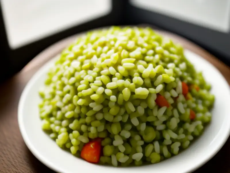 Koude rijstsalade met mayonaise