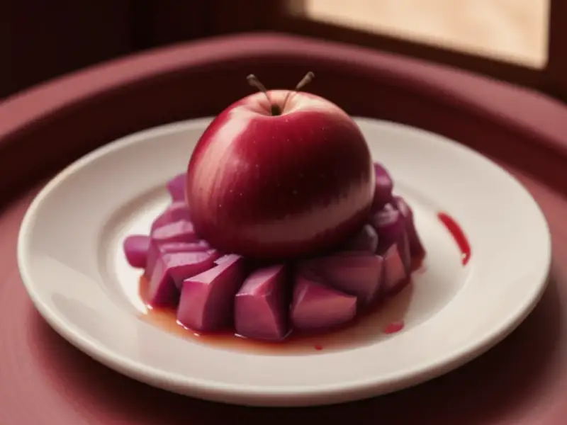 Rodekool met appels en specerijen